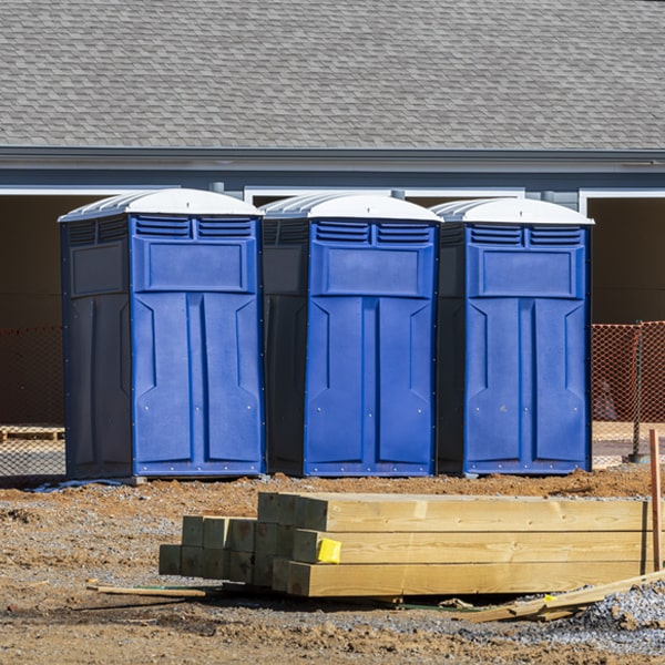 how do you dispose of waste after the portable toilets have been emptied in Burlington